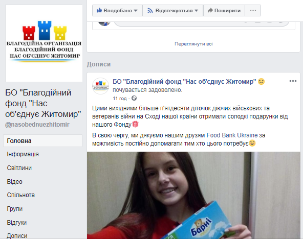 21.112018 Zhytomyr Blahodiinyi fond