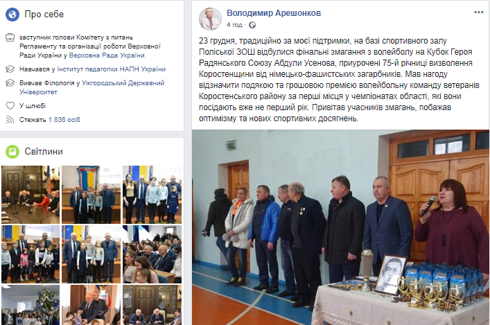 29.12 Zhytomyr Areshonkov FB zmagannia