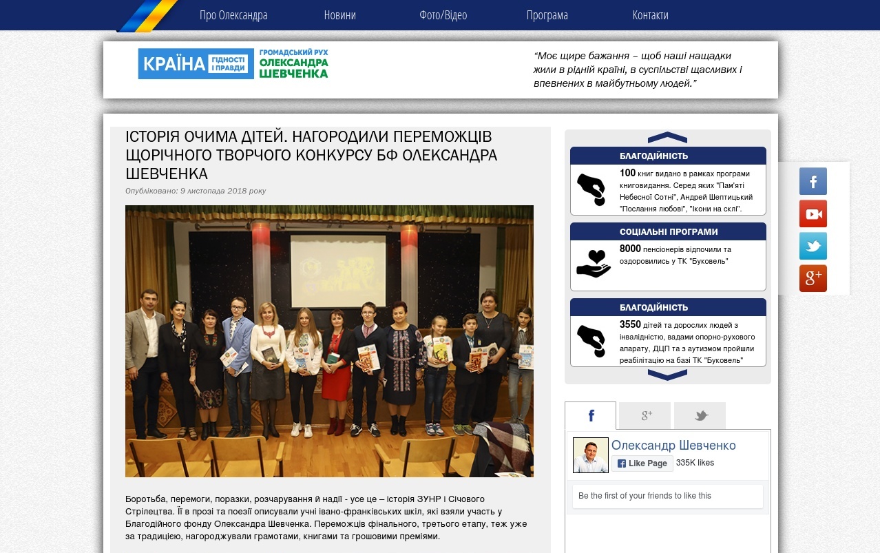 05.01.19 Prykarpattia politychna blagodijnist u veresni grudni Fond Shevchenka