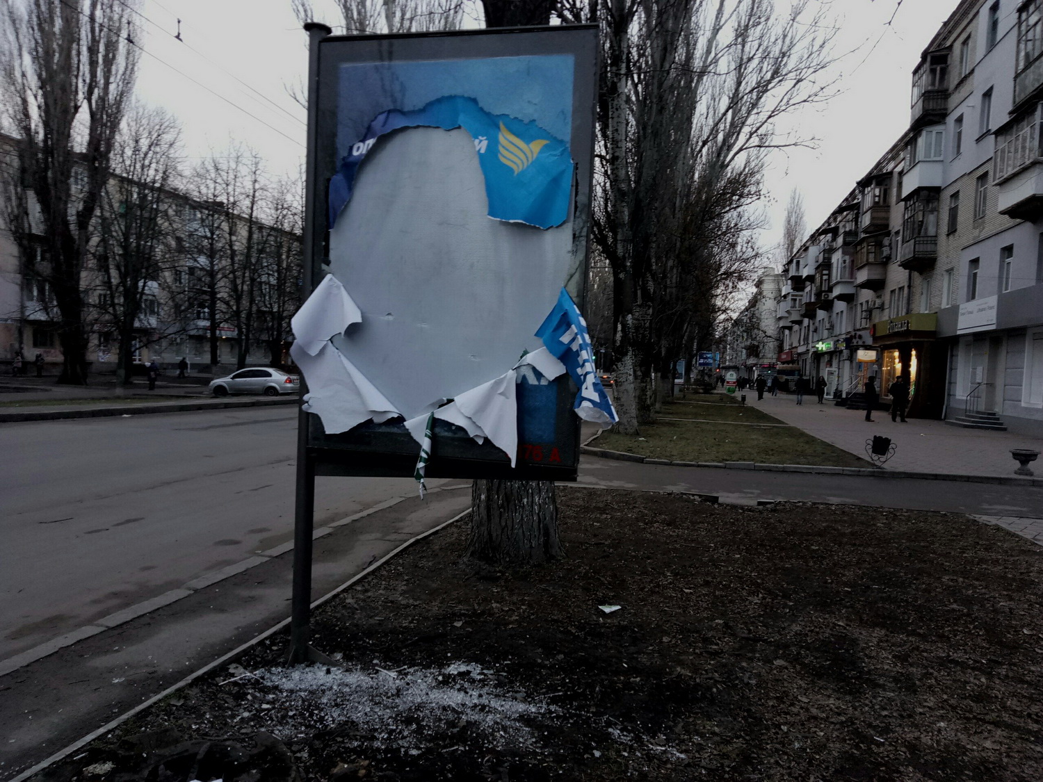 13 02 2019 Kherson Trivae znishennia agitacii 3