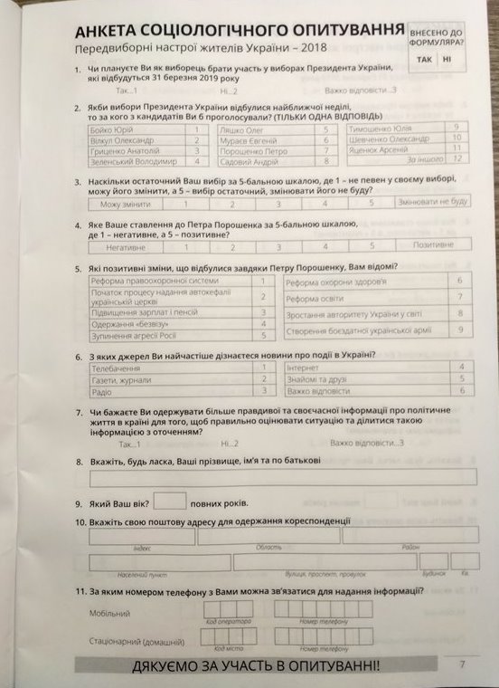 18.01 Ternopil zurnal ahitatora anketa
