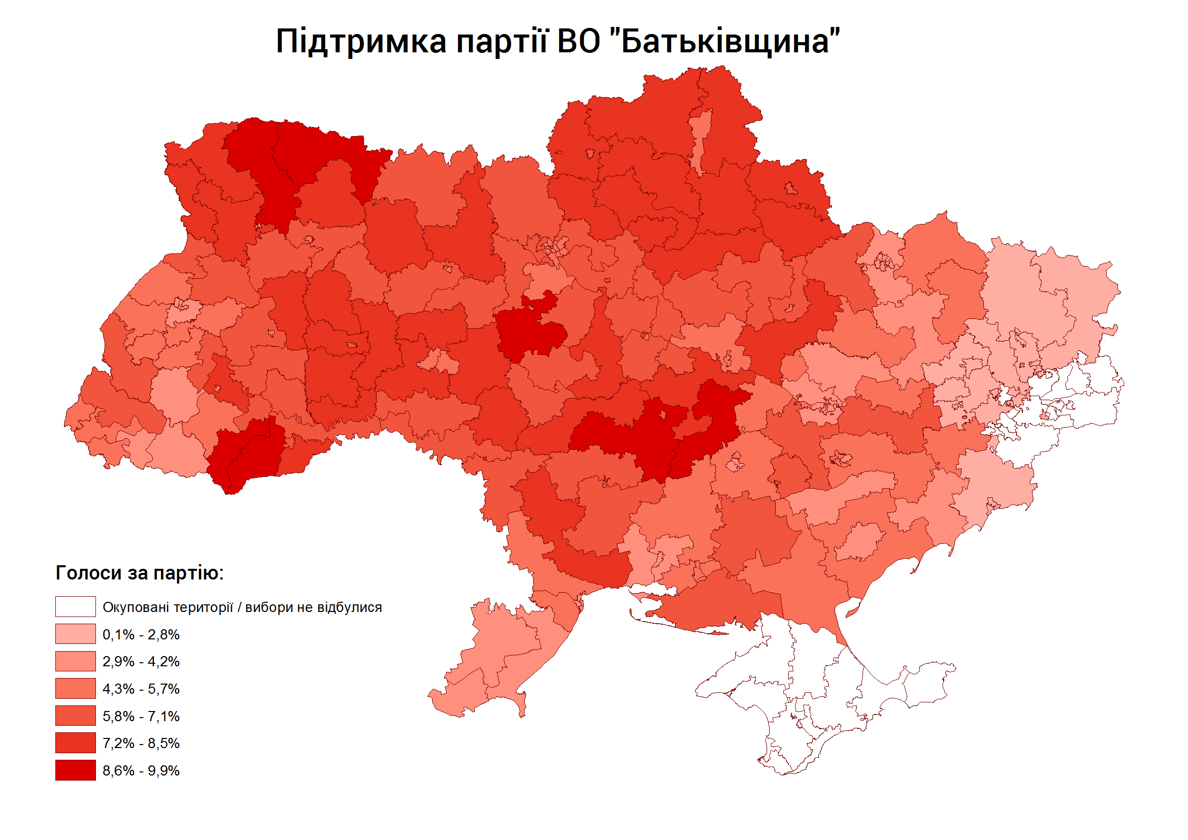 0 Voters for Batkivshchyna