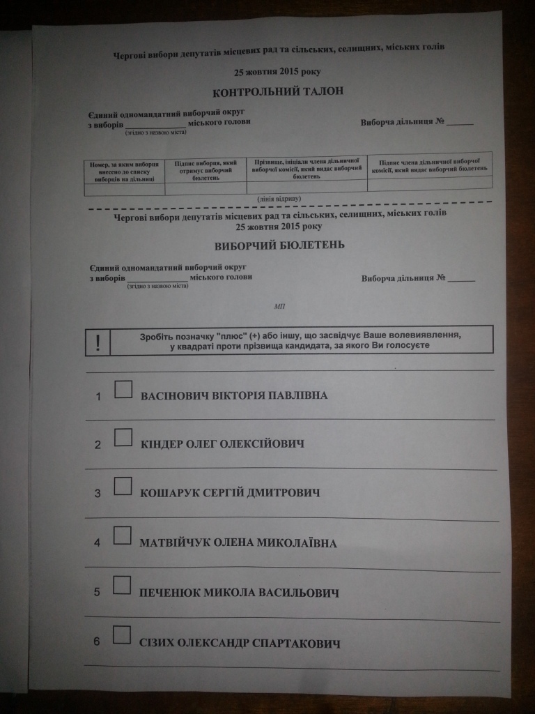 Poperednij tekst bjuletenja Kovel